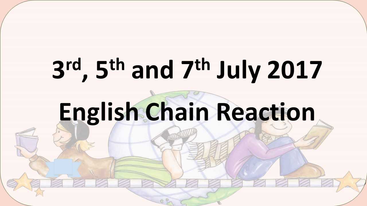 English Chain Reaction