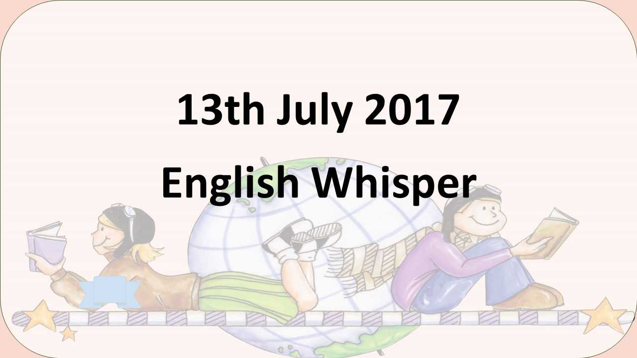 English Whisper