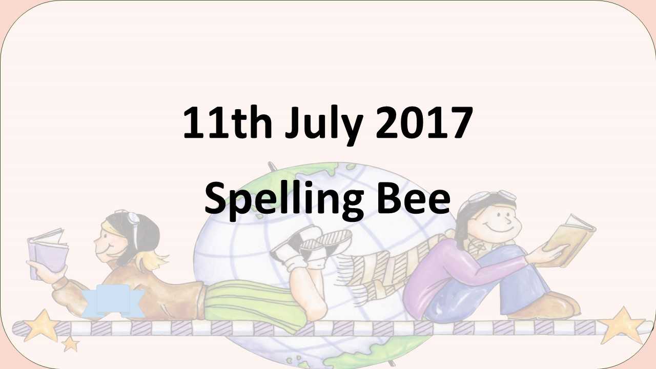 Spelling Bee